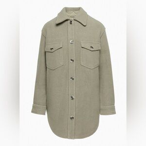 Wilfred Ganna Shirt Jacket in Basalt Grey NWOT